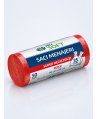 Saci Menajeri Roșii 35 Litri ArliSoft® 50 buc/rola – Super Rezistenți pentru Colectarea Selectivă a Deșeurilor Organice