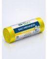 Saci Menajeri Galbeni 60 Litri ArliSoft® 50 buc/rola – Super Rezistenți pentru Colectarea Selectivă a Deșeurilor