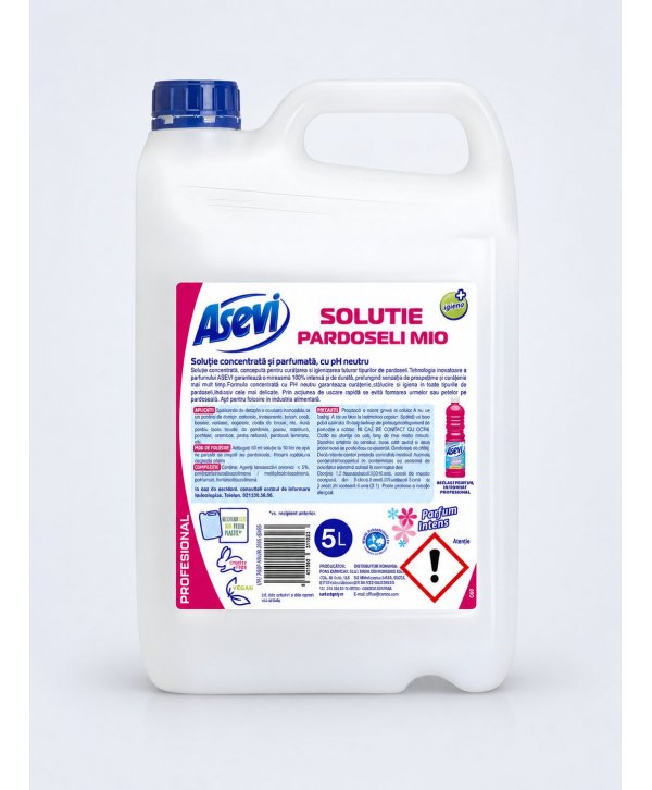 Asevi Profesional Pardoseli Mio 5L – Detergent Concentrat cu Parfum Floral Intens Asevi Profesional Pardoseli Mio 5L – Detergent Concentrat cu Parfum Floral Intens