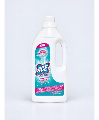 ACE Whites 1L – Soluție pentru Îndepărtarea Petelor de pe Rufe Albe – Curățare Profundă și Igienizare Avansată
