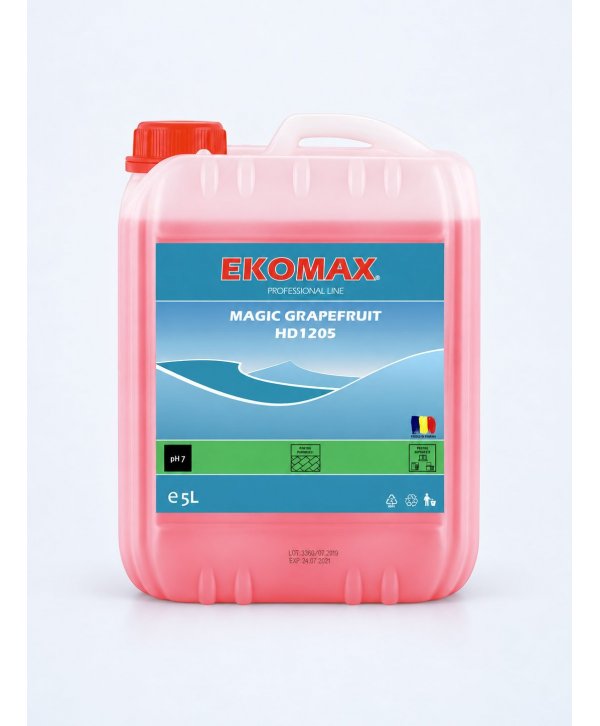Magic Grapefruit – Detergent Concentrat Extra Parfumat pentru Pardoseli și Suprafețe Lavabile 5L Magic Grapefruit – Detergent Concentrat Extra Parfumat pentru Pardoseli și Suprafețe Lavabile 5L