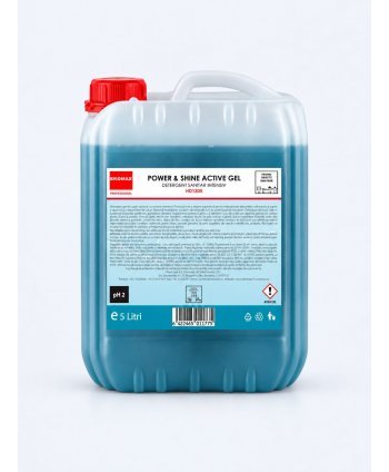 Power Shine Active Gel – Detergent Profesional pentru Obiecte și Suprafețe Sanitare, 5L