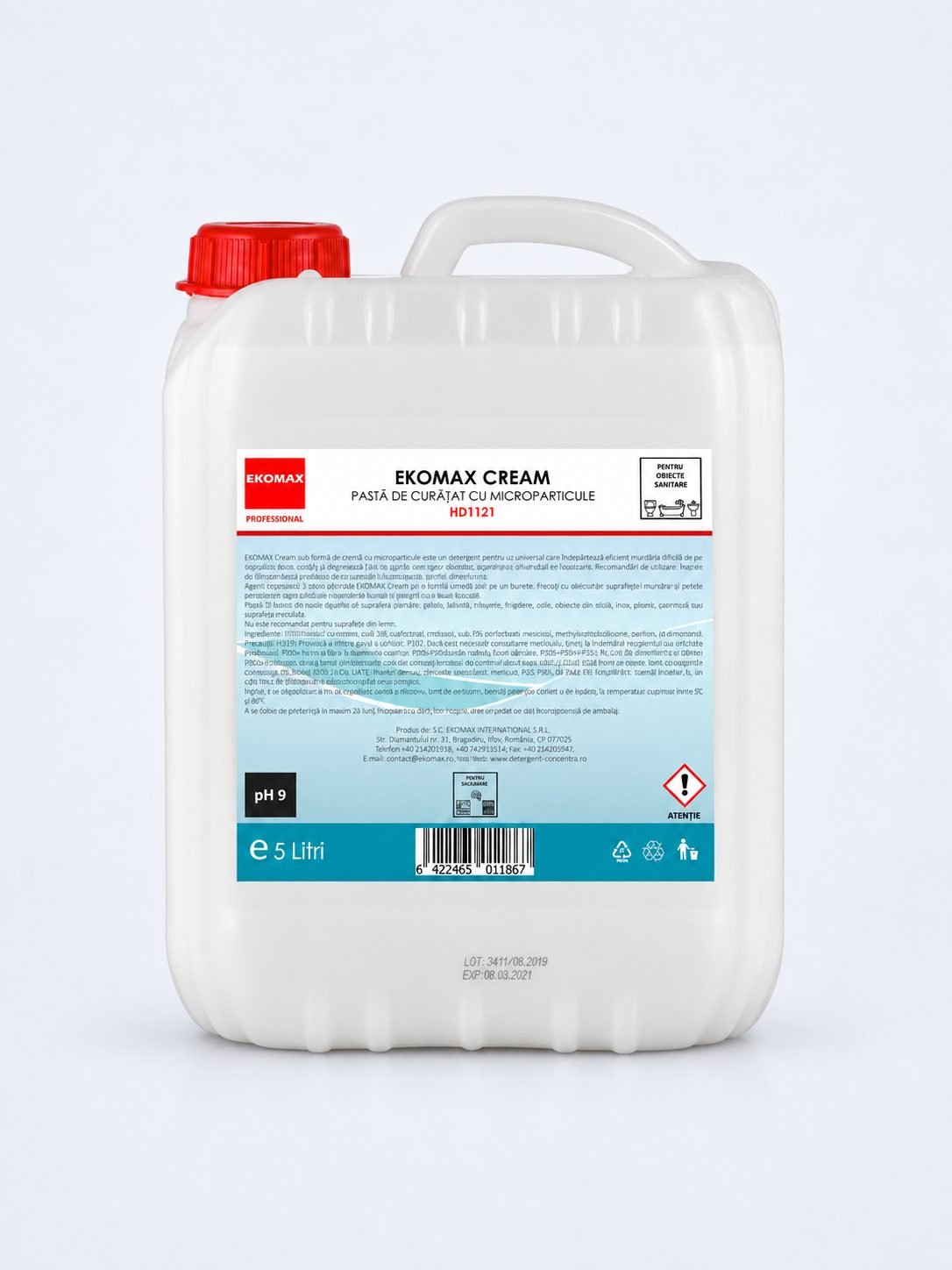 Ekomax Cream – Pastă de Curățat cu Microparticule, 5L