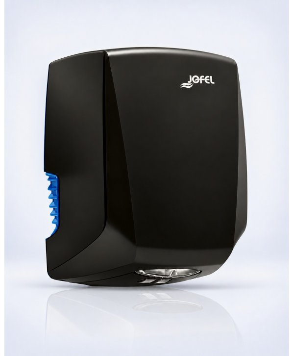 Uscator de maini Jofel Ultra-Fast negru lucios – 800 W, HEPA