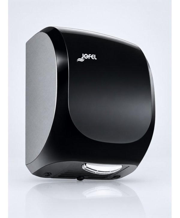 Uscator de maini Jofel AVE Ultra-Fast negru lucios – antivandal, HEPA Uscator de maini Jofel AVE Ultra-Fast negru lucios – antivandal, HEPA
