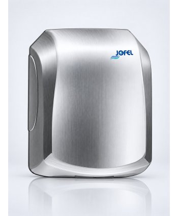 Uscator de maini Jofel AVE inox satinat – antivandal, HEPA, zone umede