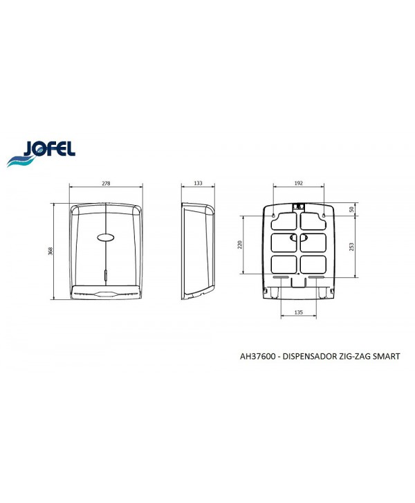 Dispenser Prosoape Pliate Jofel SMART Negru – Eleganță și Funcționalitate pentru Spații Moderne Dispenser Prosoape Pliate Jofel SMART Negru – Eleganță și Funcționalitate pentru Spații Moderne
