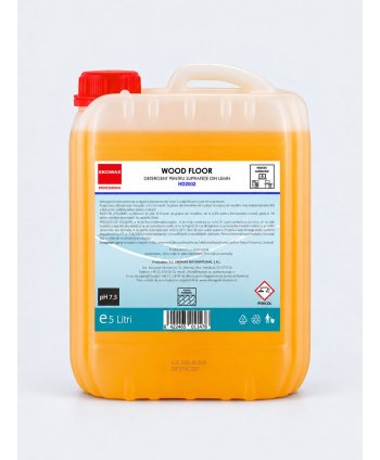 Ekomax Wood Floor 5L – Detergent Lichid cu Efect Antistatic pentru Suprafețe din Lemn