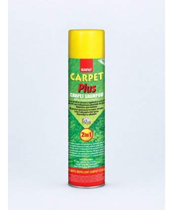 Sano Carpet Plus 2in1 – Detergent Spray pentru Covoare, cu Efect Antistatic și Parfum de Lămâie