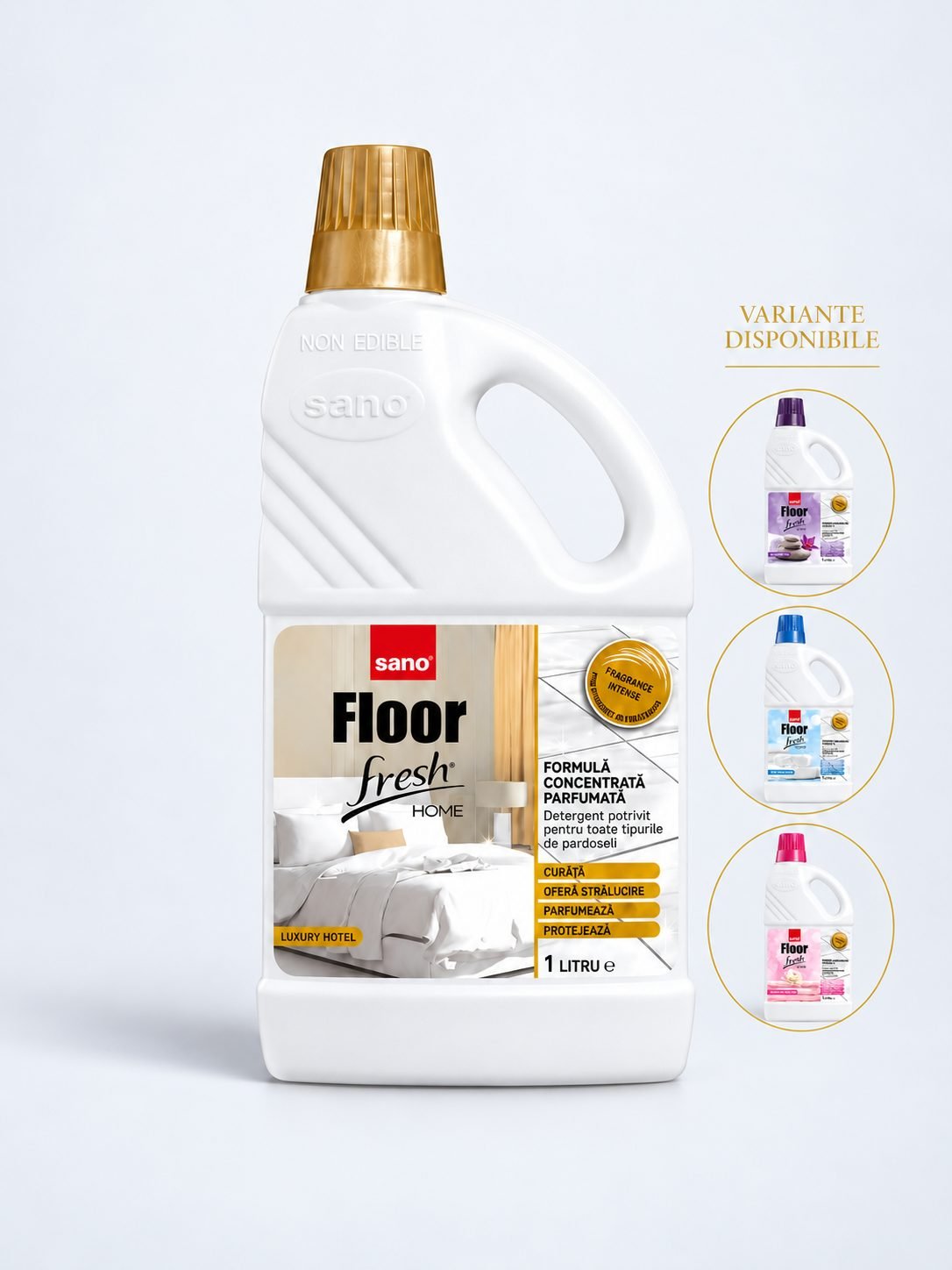 Sano Floor Fresh Luxury Hotel 1L – Detergent pentru Pardoseli cu Parfum Intens și de Durată