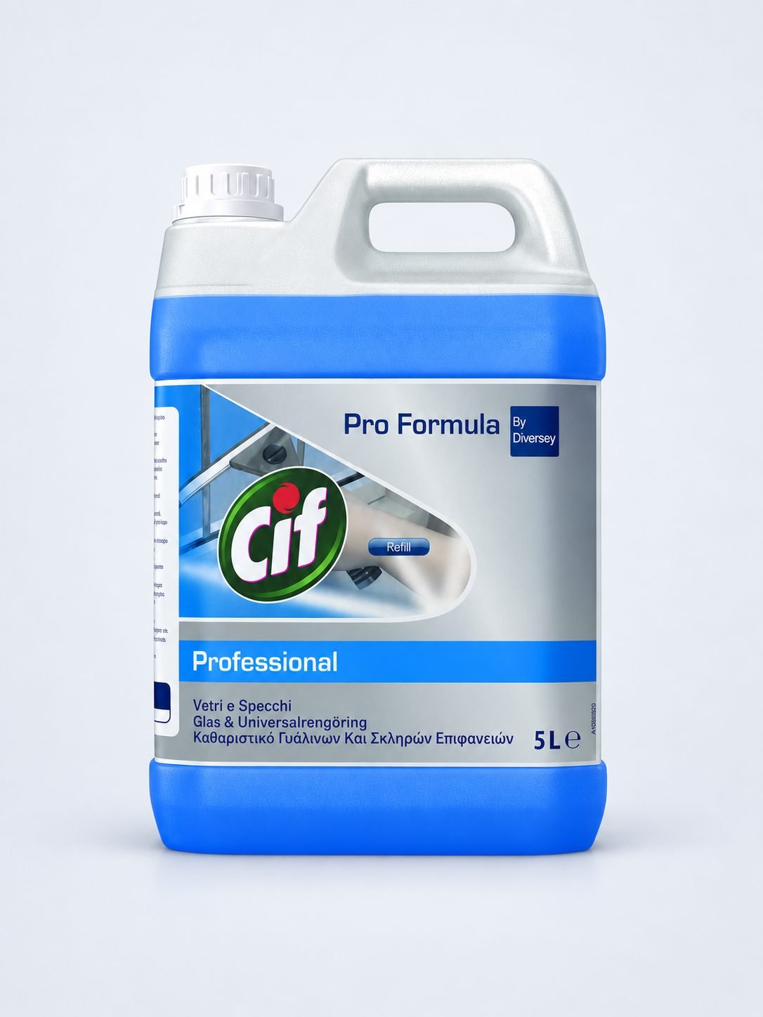 Cif Professional 5L – Detergent pentru Geamuri și Suprafețe, Curățenie Impecabilă și Strălucire Instantanee