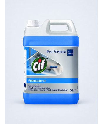Cif Professional 5L – Detergent pentru Geamuri și Suprafețe, Curățenie Impecabilă și Strălucire Instantanee