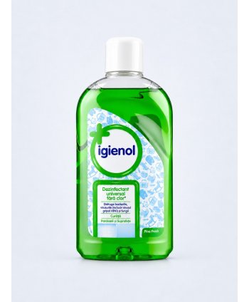 Igienol Pine Fresh 1L – Dezinfectant Universal fără Clor, cu 96% Alcool pentru Curățarea și Igienizarea Suprafețelor