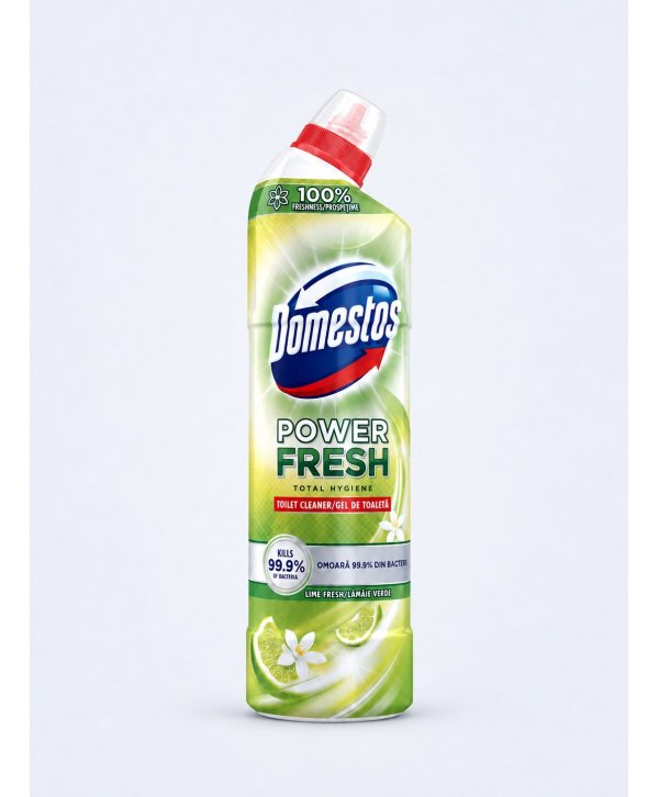 Domestos Power Fresh Citrice 700 ml – Gel pentru curățarea vasului WC Domestos Power Fresh Citrice 700 ml – Gel pentru curățarea vasului WC