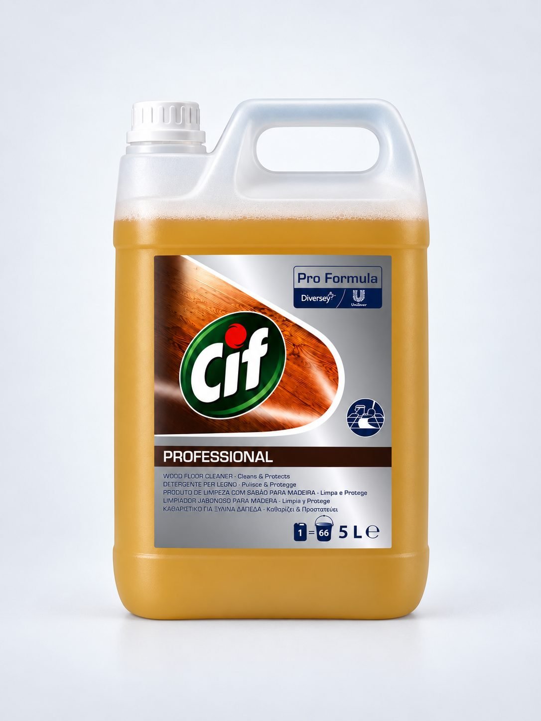Cif Professional 5L – Detergent pentru Parchet si Mobilă: Curățare și Protecție Superioară