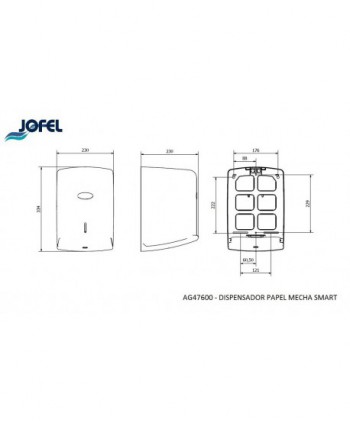 Dispenser Rolă Prosop Hartie Jofel Elegance Black – Soluția Ideală pentru Igienă și Stil în Spațiile Publice și Comerciale