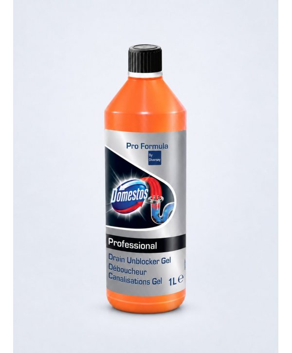 Domestos Professional Drain Cleaner 1L – Soluția Profesională pentru Desfundarea Țevilor și Scurgerilor Domestos Professional Drain Cleaner 1L – Soluția Profesională pentru Desfundarea Țevilor și Scurgerilor