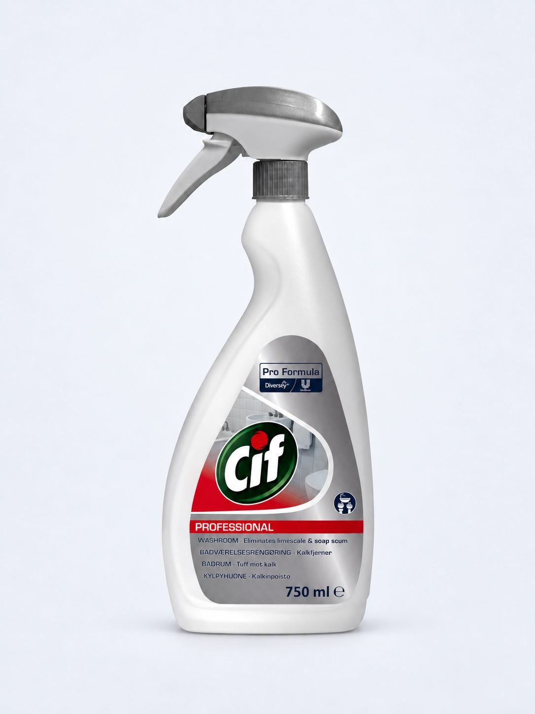 Cif Professional 750 ml – Detergent Profesional pentru Baie, Curățare și Strălucire Impecabilă