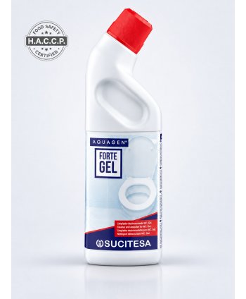 Aquagen Forte Gel 1L – Soluție Profesională Acreditată H.A.C.C.P. pentru Curățarea și Igienizarea Vasului WC