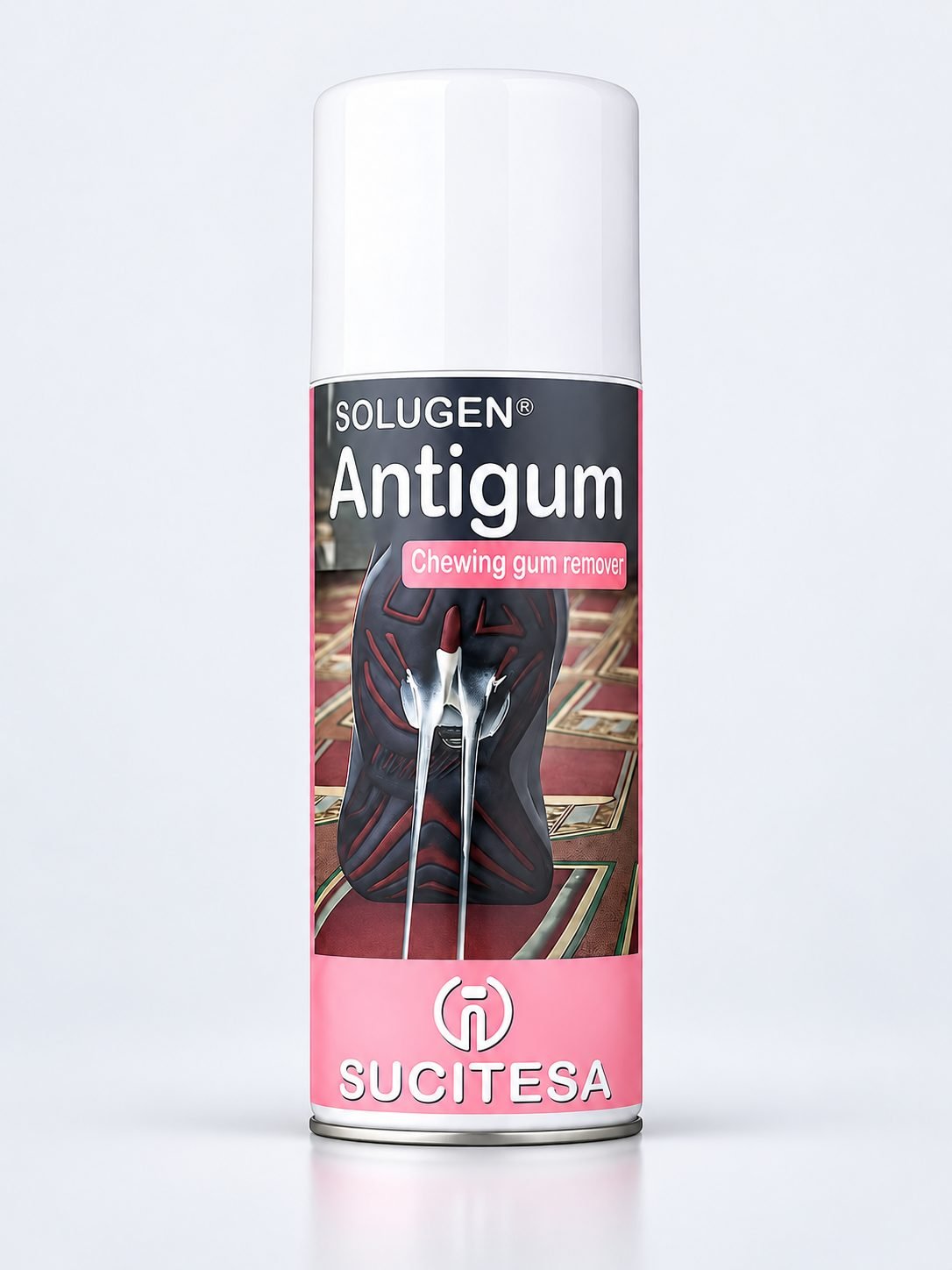Solugen Antigum 520 ml – Soluția Profesională pentru Îndepărtarea Gumei de Mestecat, Lipiciului și Reziduurilor Aderente