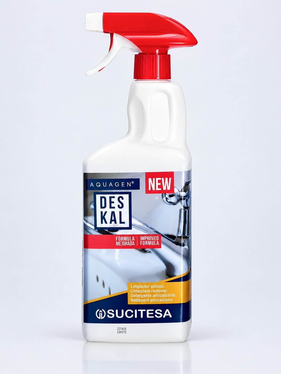 Aquagen Deskal Foam 1L – Soluția Profesională Revoluționara Acreditată H.A.C.C.P. pentru Îndepărtarea Depunerilor de Calcar