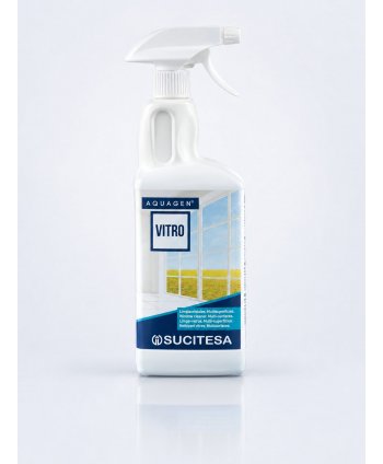 Aquagen Vitro 1L – Detergent Profesional pentru Geamuri, Oglinzi și Sticlă, Acreditat H.A.C.C.P.