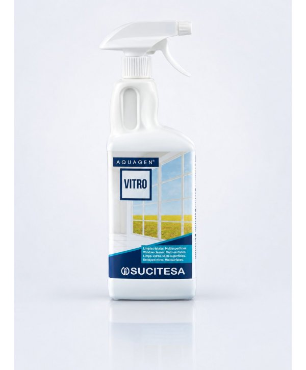 Aquagen Vitro 1L – Detergent Profesional pentru Geamuri, Oglinzi și Sticlă, Acreditat H.A.C.C.P.