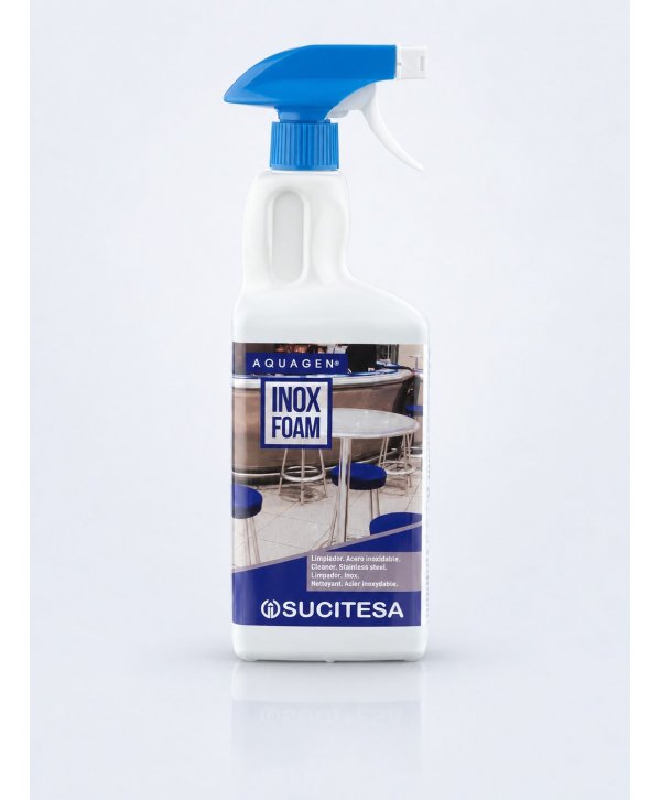 Aquagen Inox Foam 1L – Detergent Profesional pentru Inox, Acreditat H.A.C.C.P., Curăță și Protejează Suprafețele Metalice Aquagen Inox Foam 1L – Detergent Profesional pentru Inox, Acreditat H.A.C.C.P., Curăță și Protejează Suprafețele Metalice