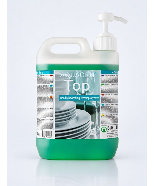 Aquagen Top 2L – Detergentul Profesional Dermoprotectiv pentru Vase Impecabil de Curate Aquagen Top 2L – Detergentul Profesional Dermoprotectiv pentru Vase Impecabil de Curate