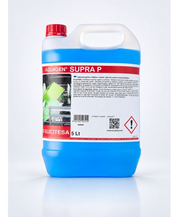 Aquagen Supra P - Detergent Profesional de Ultimă Generație pentru Spălarea Manuală sau Automată a Vaselor din Plastic Aquagen Supra P - Detergent Profesional de Ultimă Generație pentru Spălarea Manuală sau Automată a Vaselor din Plastic
