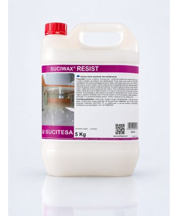 Suciwax Resist 5 L – Emulsie Antiderapantă cu Poliuretan pentru Pardoseli Lavabile