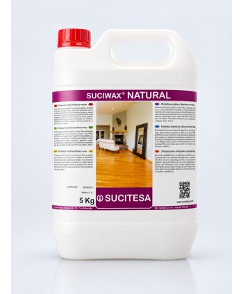 Suciwax Natural 5L - Emulsie profesională pentru protecția și întreținerea suprafețelor din lemn, parchet laminat și plută