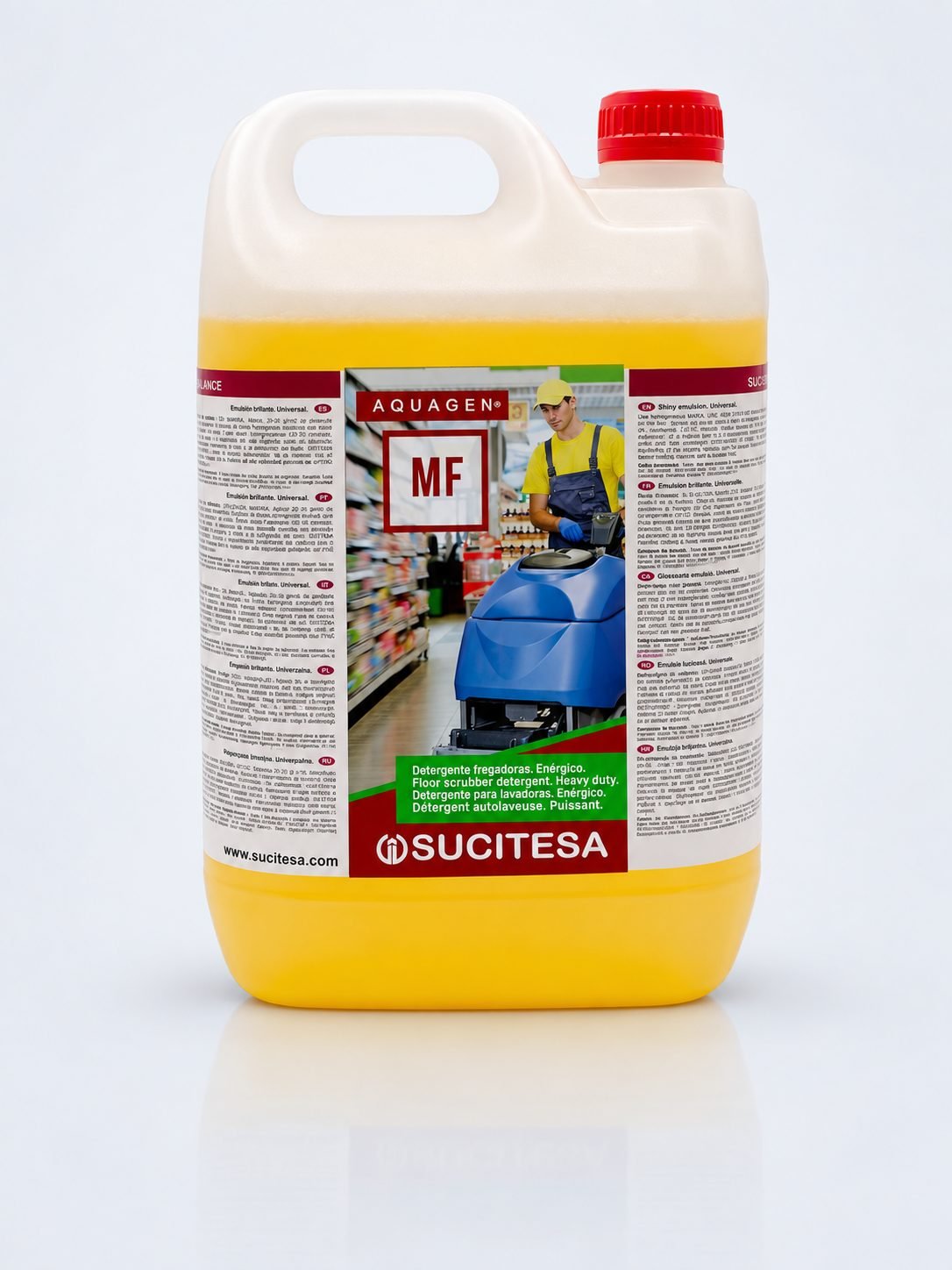 Aquagen MF – Detergent Profesional pentru Mașini de Curățat, Putere Mare de Degresare