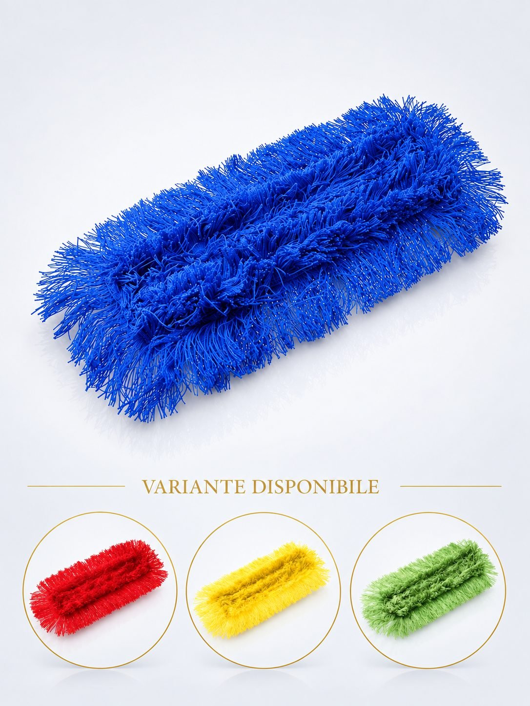 Mop Plat Antistatic din Acryl, 40 cm – Lustruire Eficientă pentru Spații Administrative