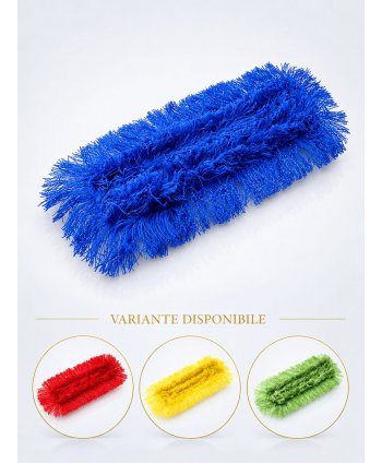 Mop Plat Antistatic din Acryl, 40 cm – Lustruire Eficientă pentru Spații Administrative
