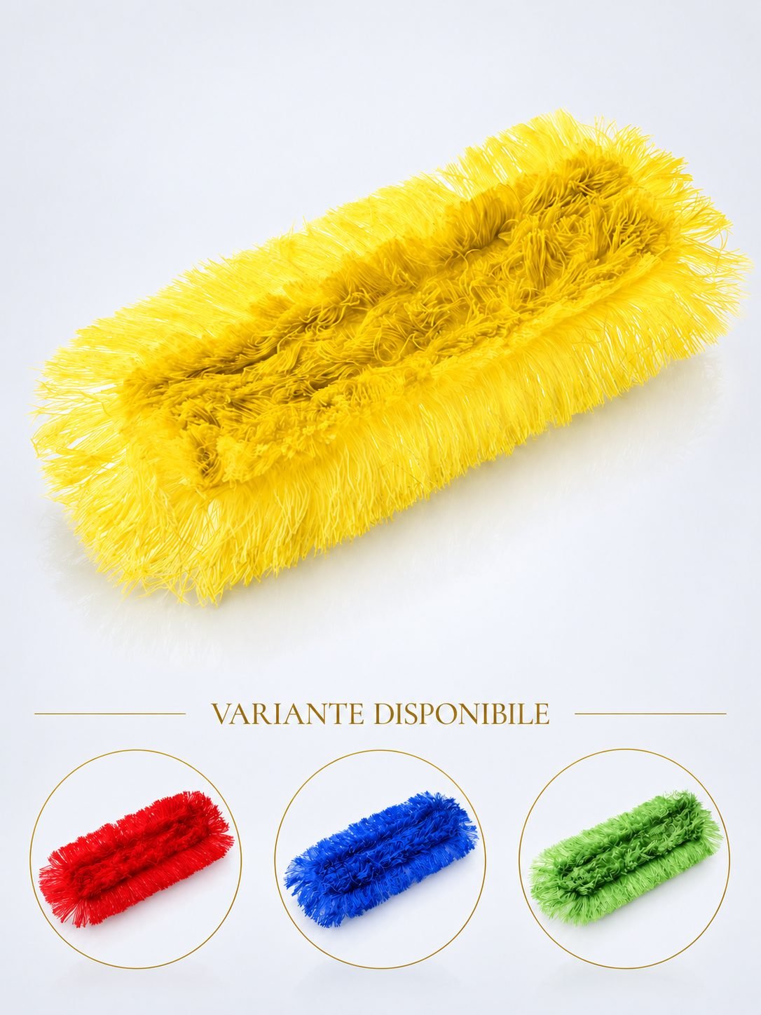 Mop Plat Antistatic din Acryl, 40 cm – Performanță Avansată pentru Lustruire în Zone cu Risc Mediu