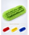 Mop Plat Antistatic din Acryl, 40 cm – Lustruire Eficientă pentru Zonele Alimentare