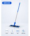 Set mop profesional albastru 40 cm, cu suport și mâner aluminiu 140 cm, pentru birouri