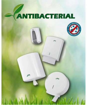 Dispenser Prosoape Hartie Antibacterian 🔬🦠 cu Ioni de Argint, sterilizare permanenta SteriTouch®, Jofel Antibac
