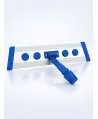 Suport Cisne din aluminiu pentru mop plat profesional – Fixare rapidă cu scai (Velcro), rotire 360°, 40 cm, compatibil sistem S4