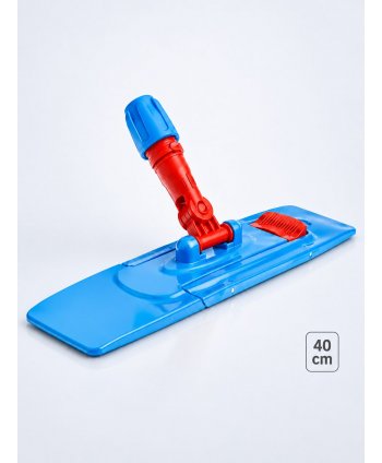 Suport Profesional Premium ArliSoft® pentru Mop Plat cu Buzunare, 40 cm – Pliere Magnetică Rotire 360°