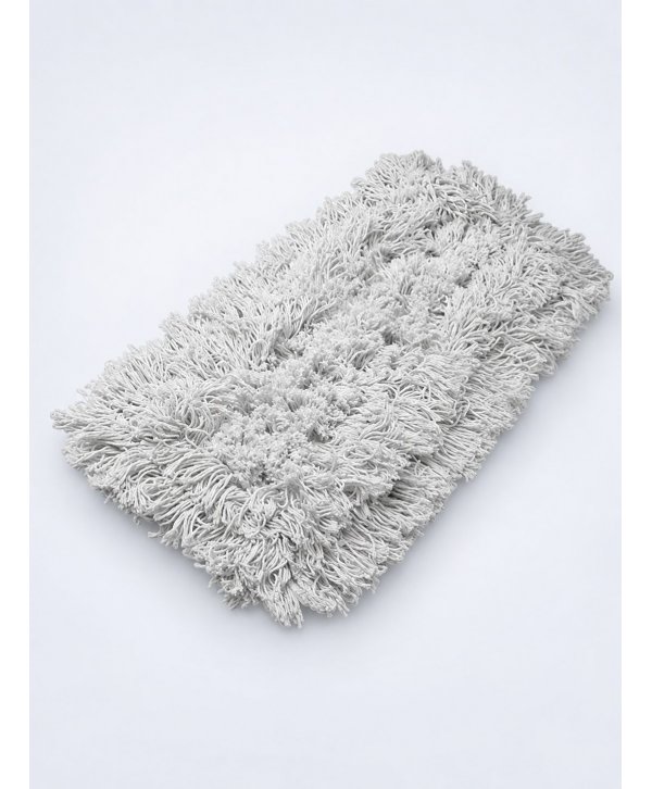 Mop Profesional plat 40 cm, bumbac , cu urechi de fixare pe suport