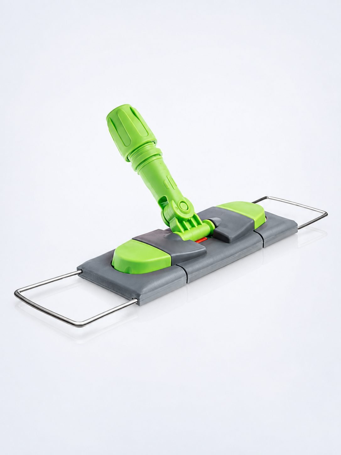 Suport metalic pentru mop plat profesional 40 cm, verde – Igienă optimizată pentru bucătării și zone de preparare a alimentelor