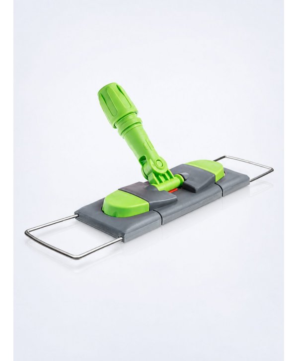 Suport metalic pentru mop plat profesional 40 cm, verde – Igienă optimizată pentru bucătării și zone de preparare a alimentelor