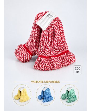 Mop Kentucky roșu din microfibră, 200 g, pentru toalete