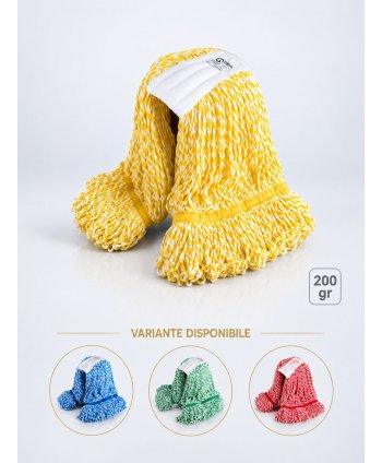 Mop Kentucky galben din microfibră, 200 g, pentru lavoare