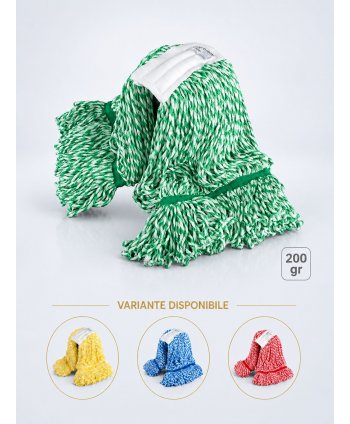 Mop Kentucky verde din microfibră, 200 g, pentru bucătării