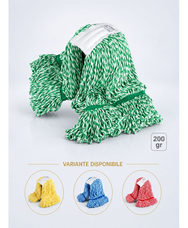 Mop Kentucky verde din microfibră, 200 g, pentru bucătării