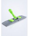 Suport mop plat profesional cu buzunare, 40 cm, verde – Compatibil sistem B4, rotire 360°, igienă garantată