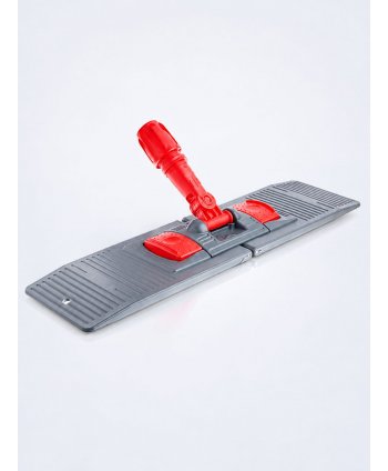 Suport mop plat profesional 50 cm, cu buzunare, rosu – Stabilitate și eficiență maximă